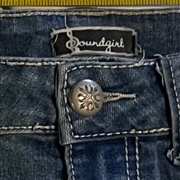 Sound girl denim shorts - Picture 5 of 6